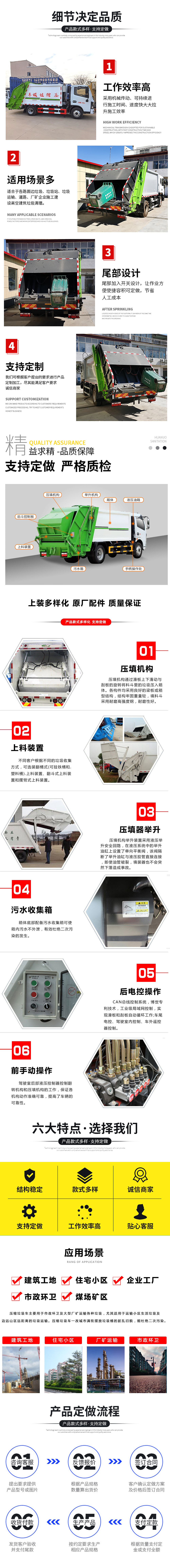 重汽压缩垃圾车
